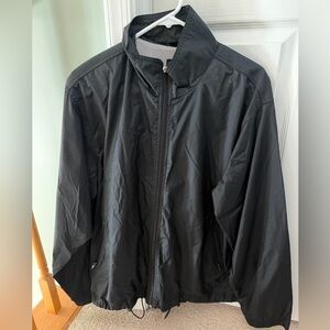 GAP Black lightweight windbreaker jacket
